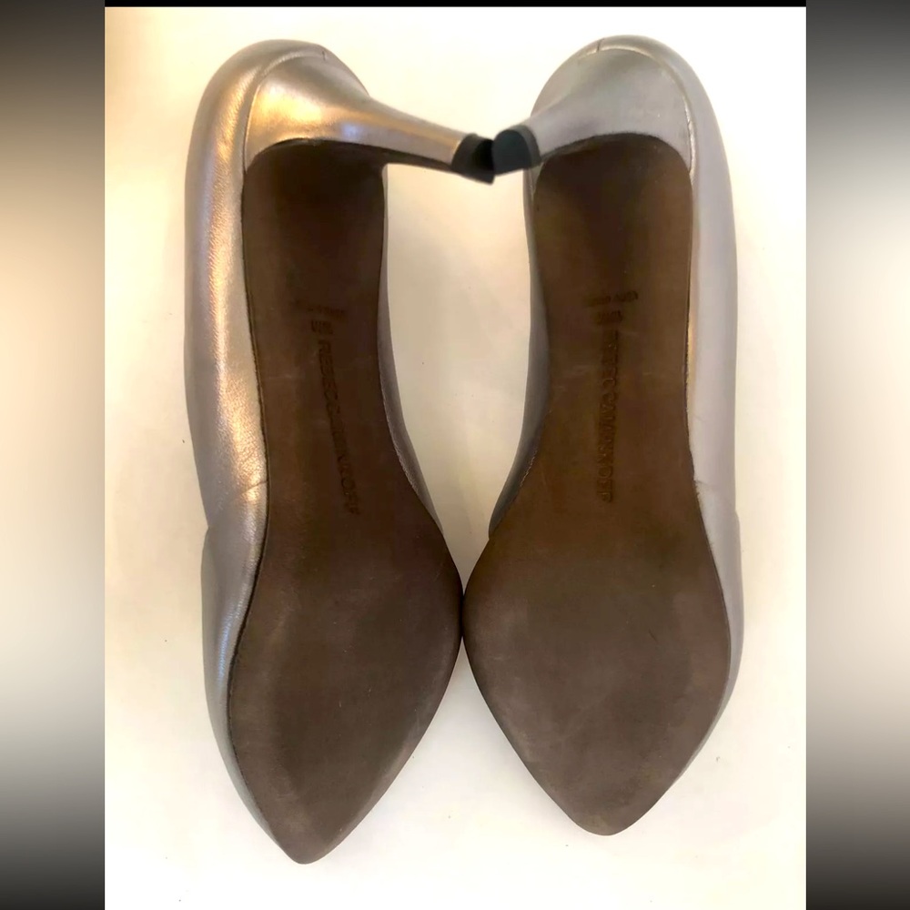 Rebecca Minkoff Silver Metallic Leather Pump - Picture 5 of 5